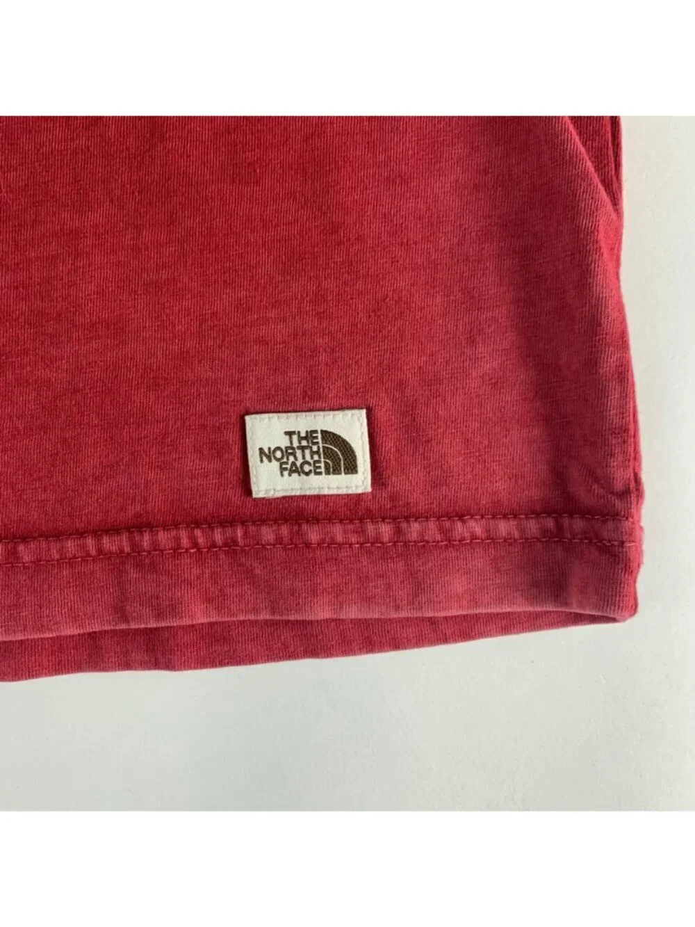 The North Face Red Short Sleeve Crewneck Shirt Mens Large